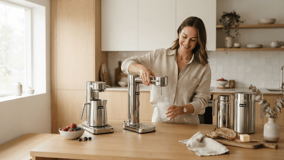 An expert buyer's and savings guide for Aarke's premium Scandinavian sparkling water makers, beverage carbonators, and luxury water filtration systems. Learn how to automatically apply an active promo code to secure pristine kitchen aesthetics for less.