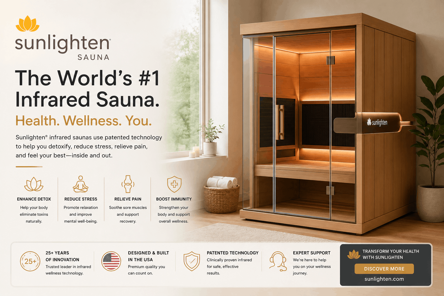 Invest in Longevity: The Ultimate Sunlighten Home Infrared Sauna Guide
