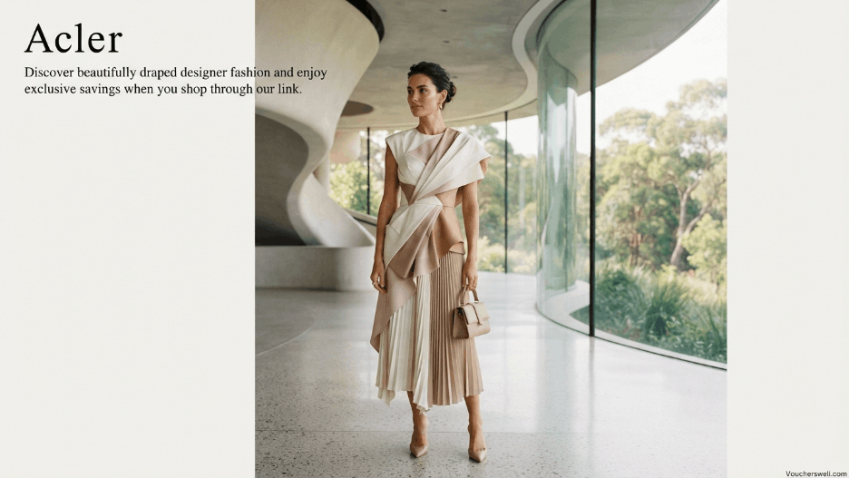 Sculptural Luxury Redefined: The Ultimate Acler Coupon Code & Australian Fashion Guide