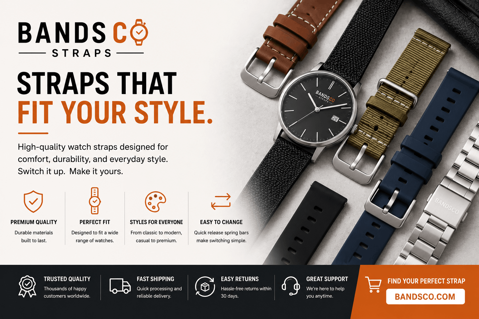 Style Your Wrist: The Ultimate BandsCo Straps Smartwatch Band Guide