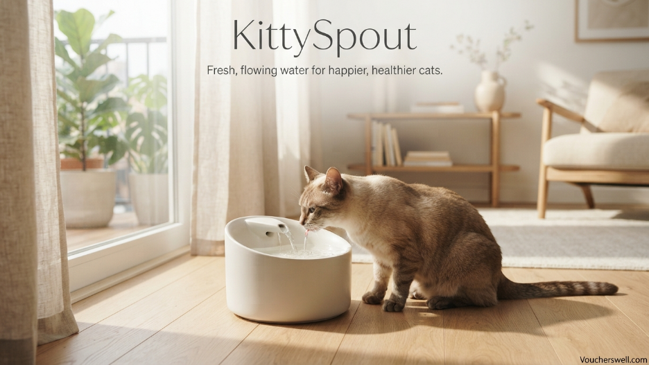 KittySpout Coupon Code 2026: Save on Stainless Cat Fountains