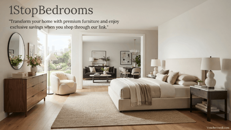 1StopBedrooms Coupon Code 2026: Save on Designer Furniture