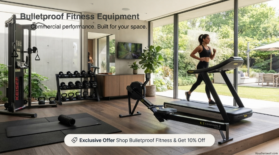 Bulletproof Fitness Equipment Coupon Code: Save 10% on Gym Gear