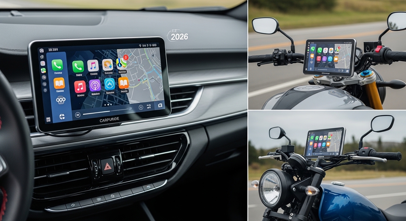 Carpuride Review 2026: Best Wireless CarPlay Screen for Cars & Motorcycles