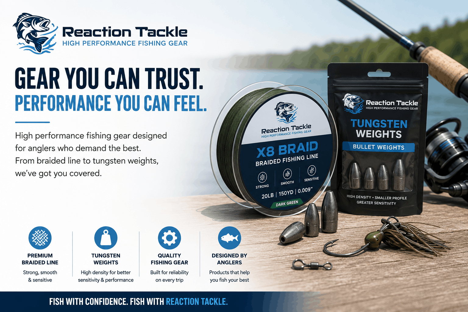 Fish Smarter: The Ultimate Reaction Tackle Braided Line & Terminal Gear Guide