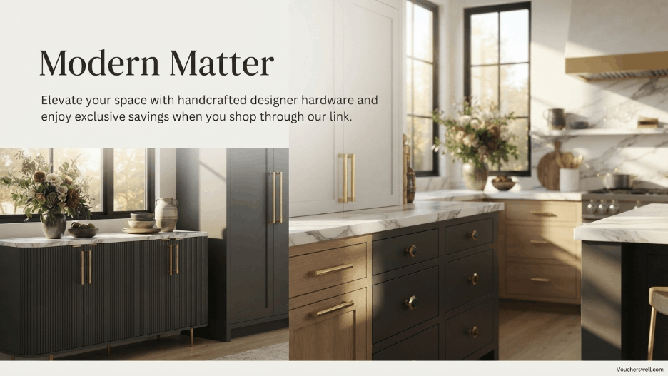Jewelry for Your Home: The Ultimate Modern Matter Coupon Code & Luxury Hardware Guide