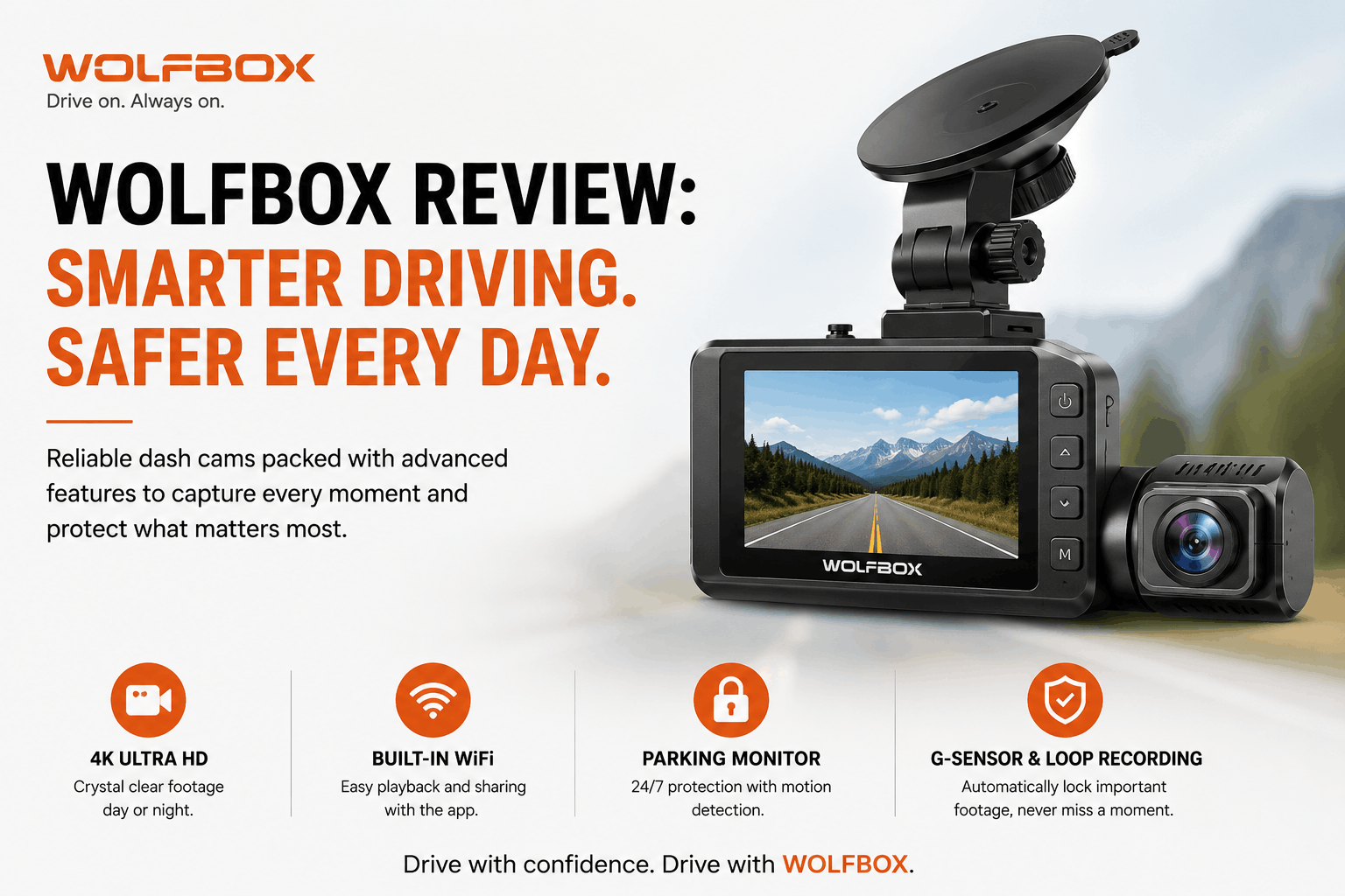 Master the Road: The Ultimate WOLFBOX Smart Mirror Dash Cam & Auto Gear Guide