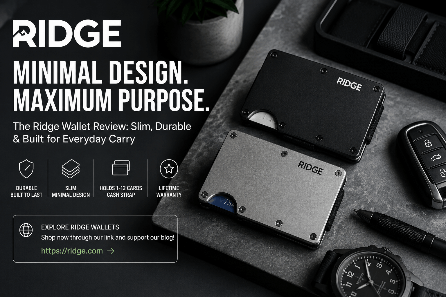 Ridge Coupon Code – Save More with a 10% Off Sitewide Discount Code